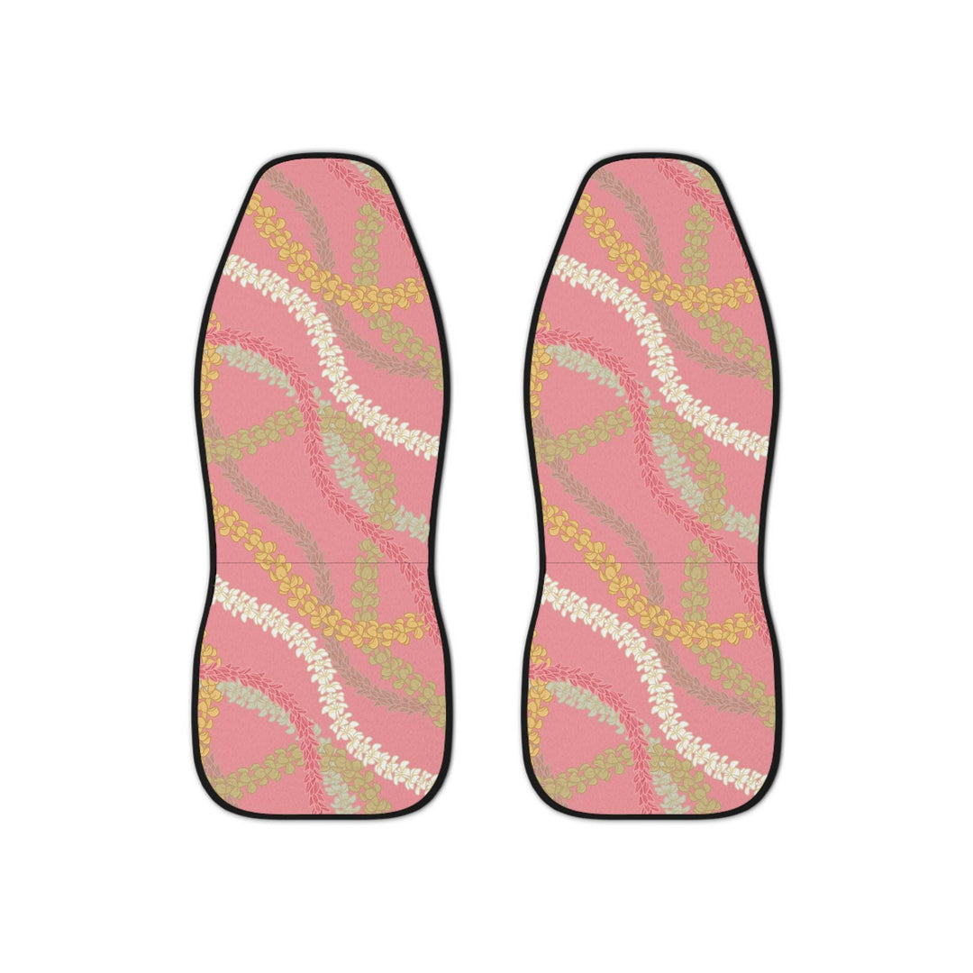 Tahitian Flower Lei Seat Covers (Set of 2) | Universal Fit Tropical Floral Protection