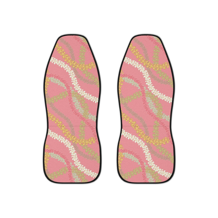Tahitian Flower Lei Seat Covers (Set of 2) | Universal Fit Tropical Floral Protection