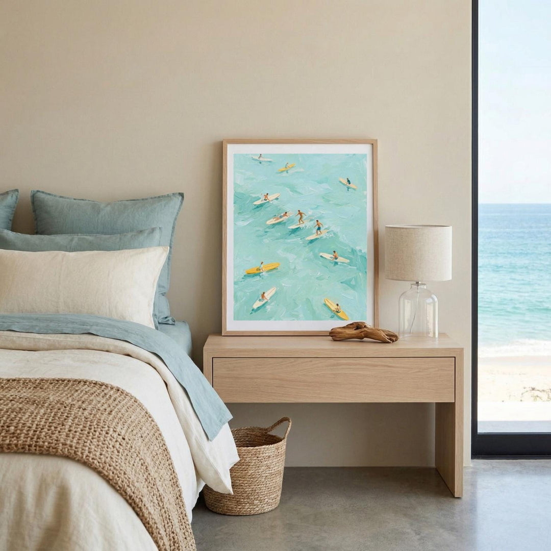 "Sunday Sessions" Coastal Wall Art