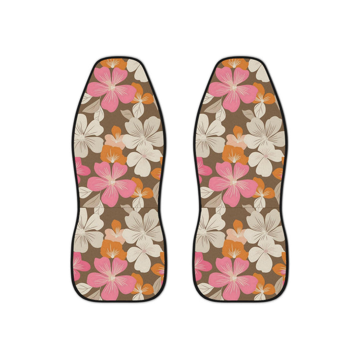 Hawaiian Retro Car Seat Covers (Set of 2) | Universal Fit Boho Floral Protection