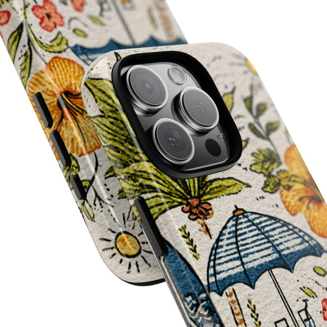 Tropical Phone Case - Heavy Duty Dual Layer Protection | Summer Phone Cover