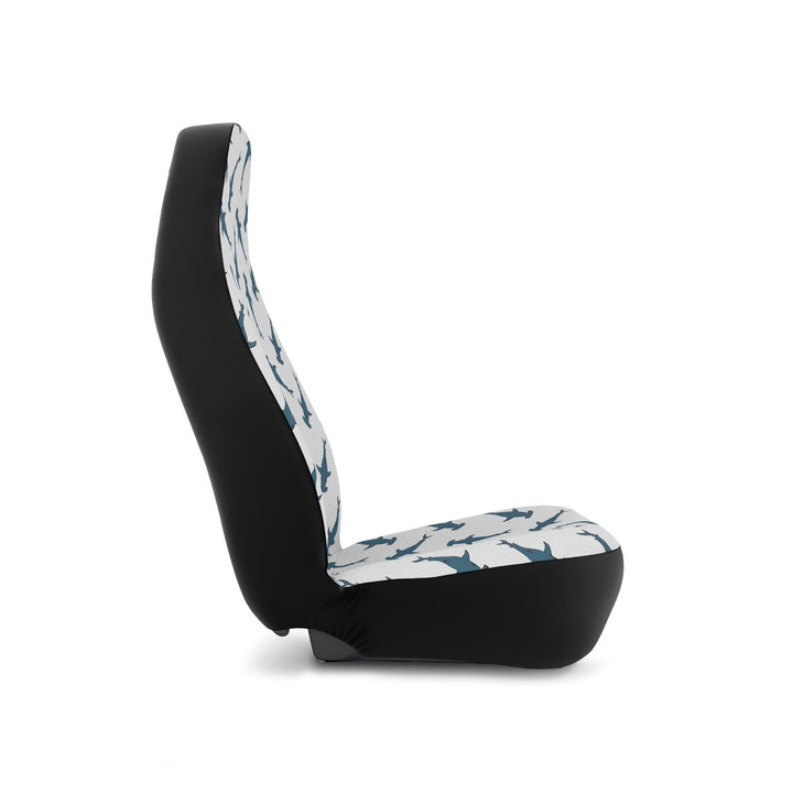 Hammerhead Shark Car Seat Covers - Universal Fit, Abstract Coastal Surf Design