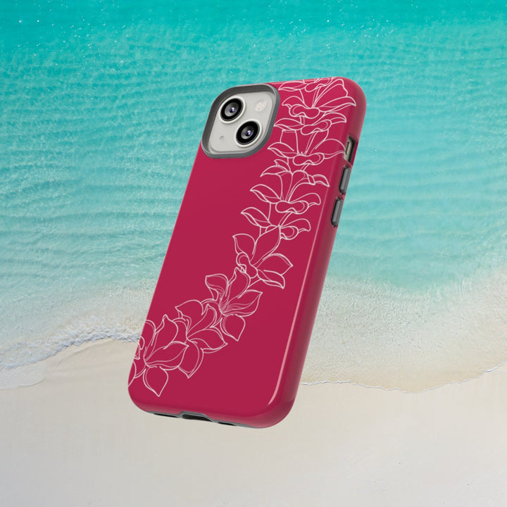 Hawaiian Flower Phone Case – Tough Floral Phone Cover With Durable Protection