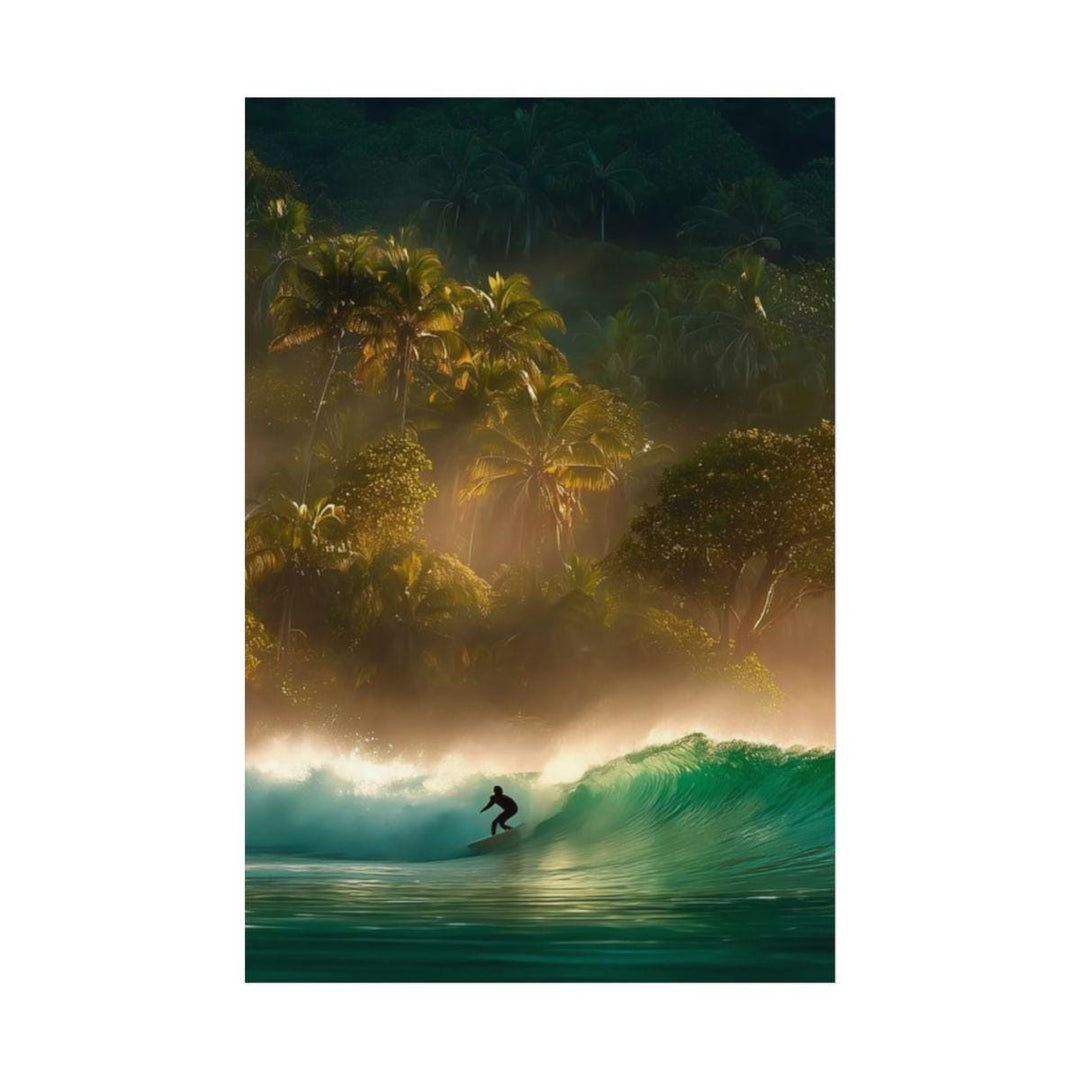 "Out Of Office" Tropical Surf Fine Art Print