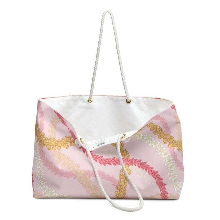 Hawaiian Flower Lei Weekender Travel Bag | Lightweight 24" Tropical Tote