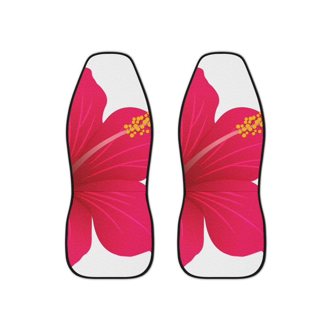Tropical Hibiscus Car Seat Covers, Hawaiian Floral Universal Fit, Beachy Auto Accessories