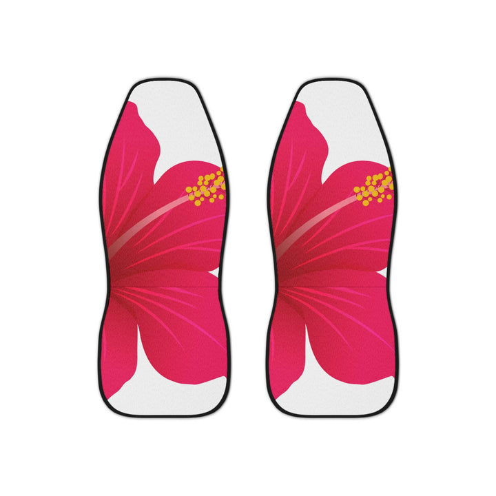 Tropical Hibiscus Car Seat Covers, Hawaiian Floral Universal Fit, Beachy Auto Accessories
