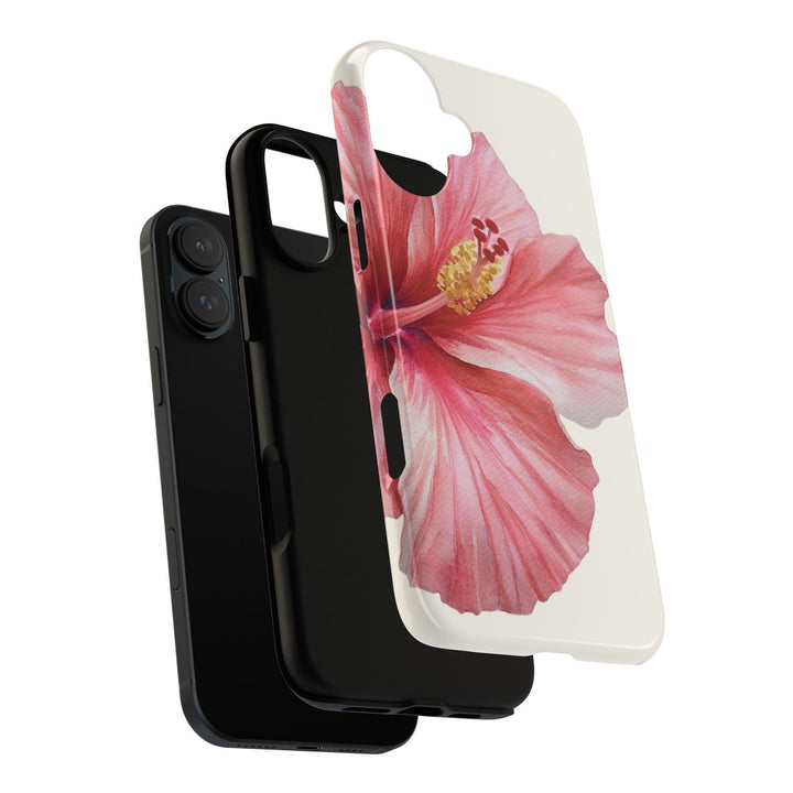 Hawaiian Phone Case – Durable Dual-Layer Tropical Phone Cover with Vibrant Hibiscus Design