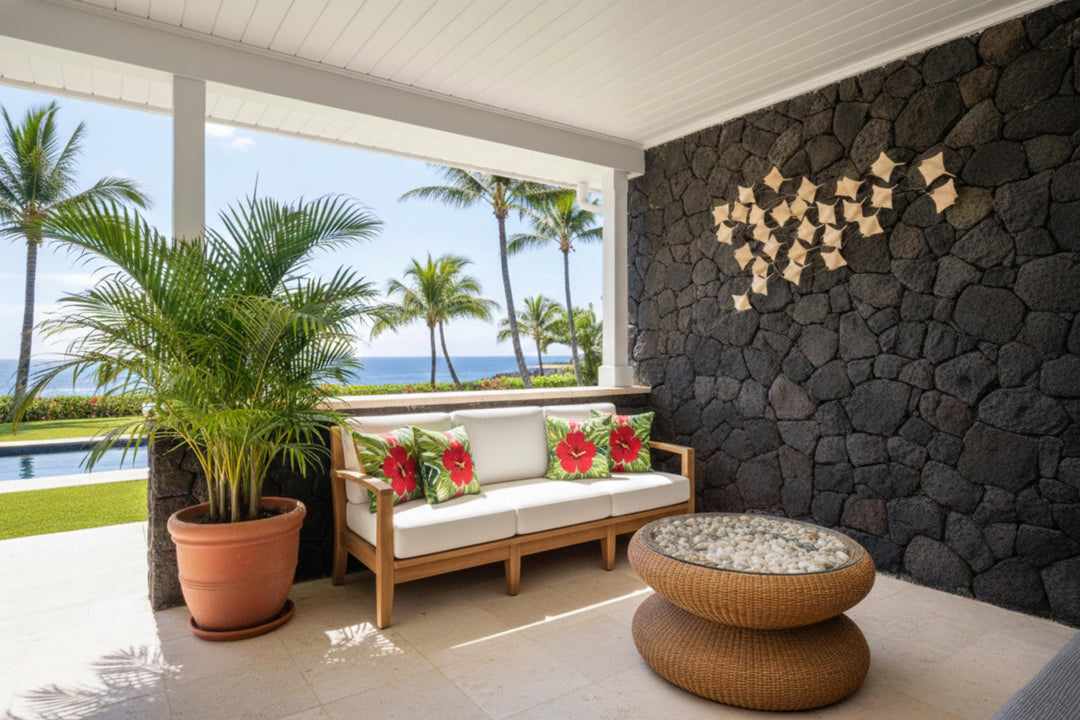 Hand Carved Wooden Manta Ray Wall Art, Coastal Decor