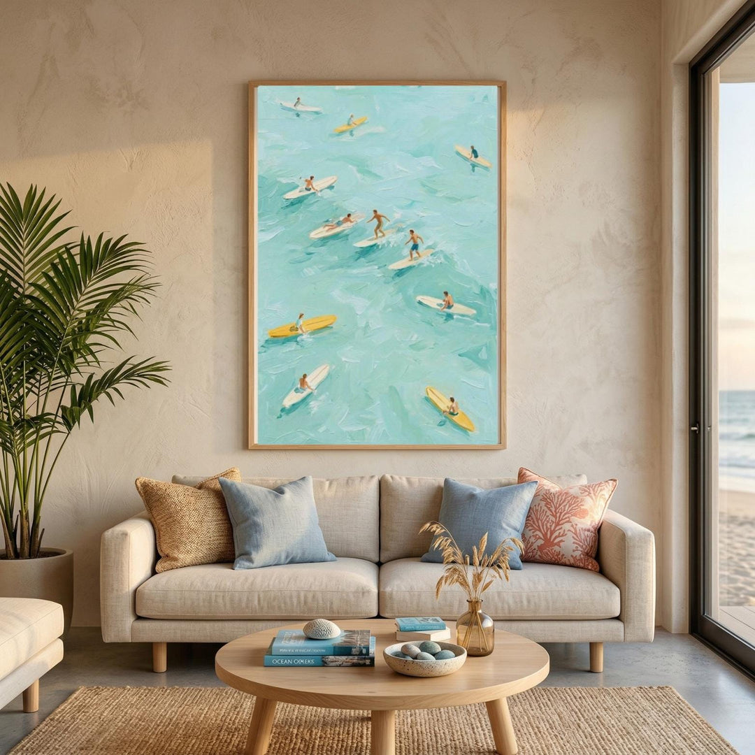 "Sunday Sessions" Coastal Wall Art