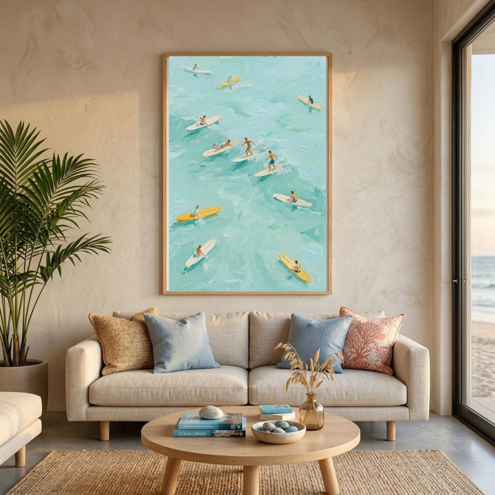 "Sunday Sessions" Coastal Wall Art
