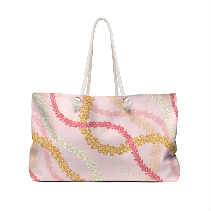 Hawaiian Flower Lei Weekender Travel Bag | Lightweight 24" Tropical Tote