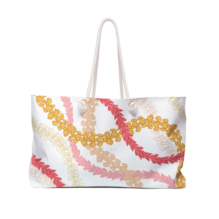 Hawaiian Flower Lei Weekender Travel Bag | Durable Lightweight Beach & Carry-On Tote