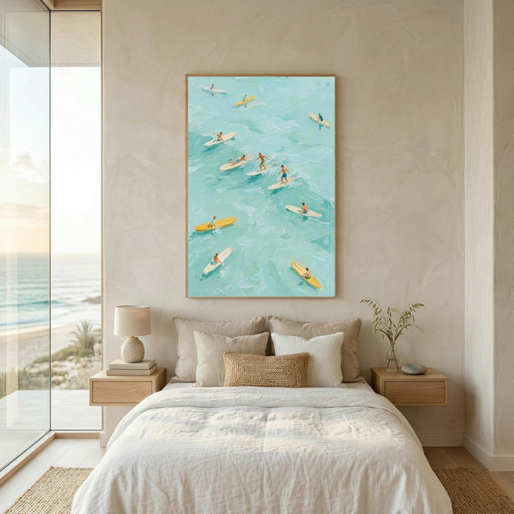 "Sunday Sessions" Coastal Wall Art