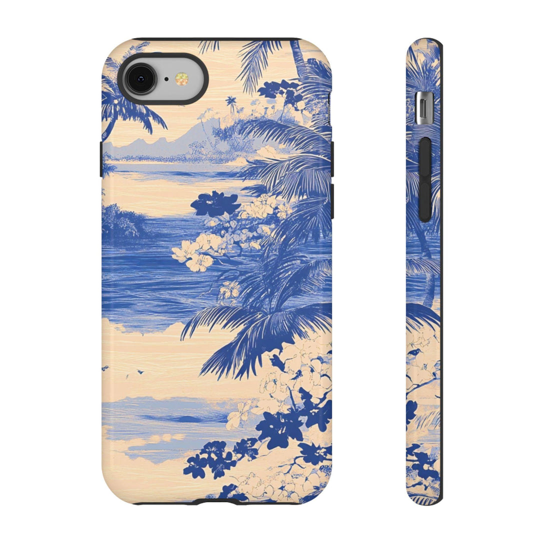 Tough Phone Case | Vintage Hawaiian Palm Tree Print for iPhone & Samsung
