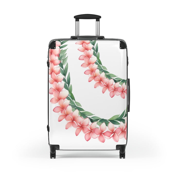 Plumeria Lei Lightweight Carry-On | Durable Hardshell Suitcase with 360° Spinner Wheels
