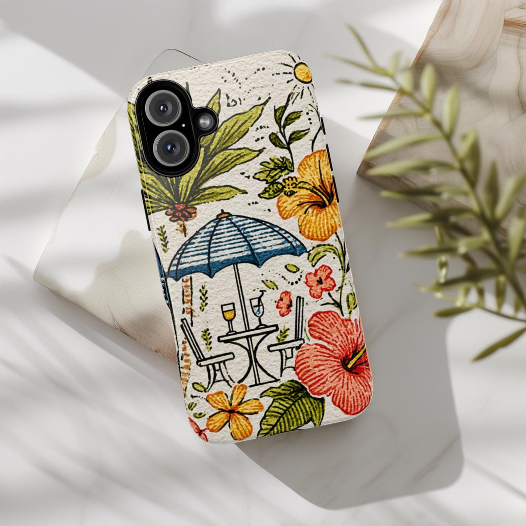 Tropical Phone Case - Heavy Duty Dual Layer Protection | Summer Phone Cover