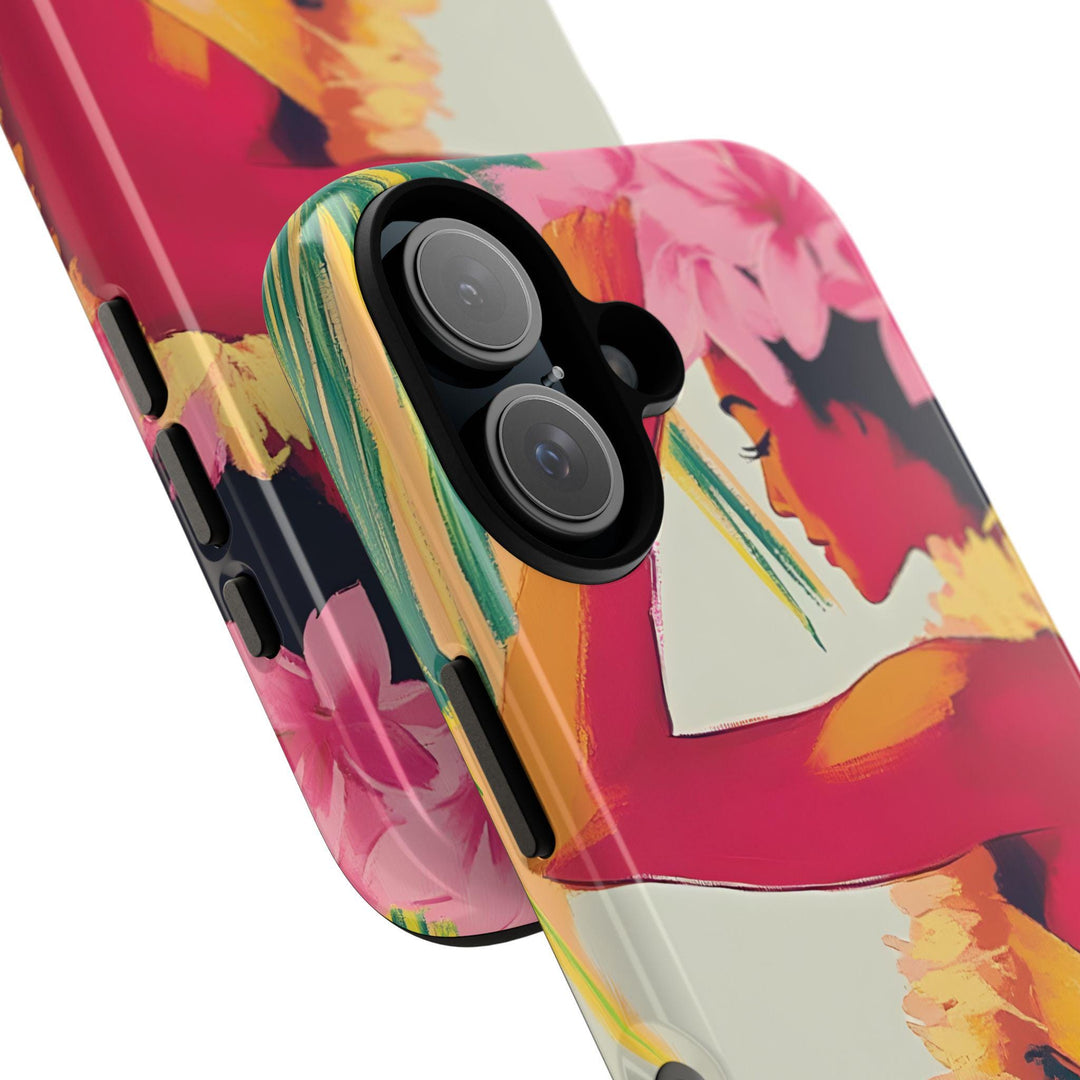 Tough Dual Layer Phone Case | Aloha Spirit Hula Girl Art for iPhone & Samsung