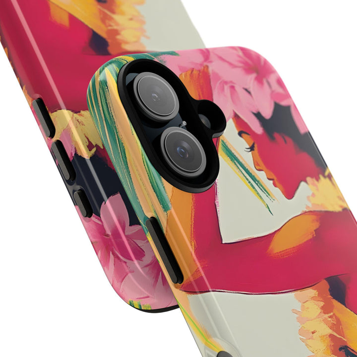 Tough Dual Layer Phone Case | Aloha Spirit Hula Girl Art for iPhone & Samsung
