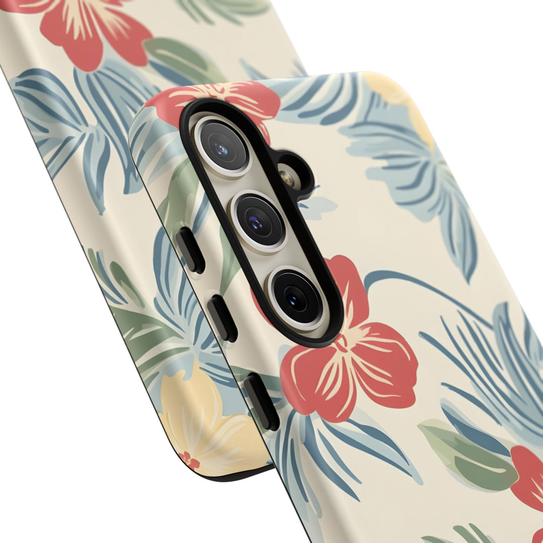 Honolulu Phone Case | Vintage Hibiscus Print