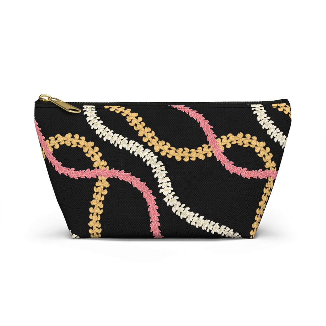 Hawaiian Lei Accessory Pouch, Tropical Floral Makeup Bag, Bridesmaid Gift