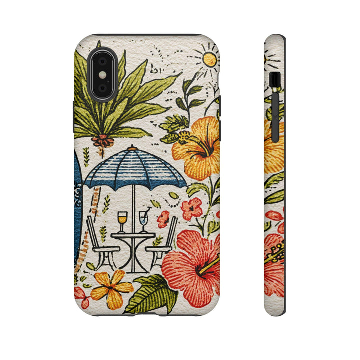 Tropical Phone Case - Heavy Duty Dual Layer Protection | Summer Phone Cover