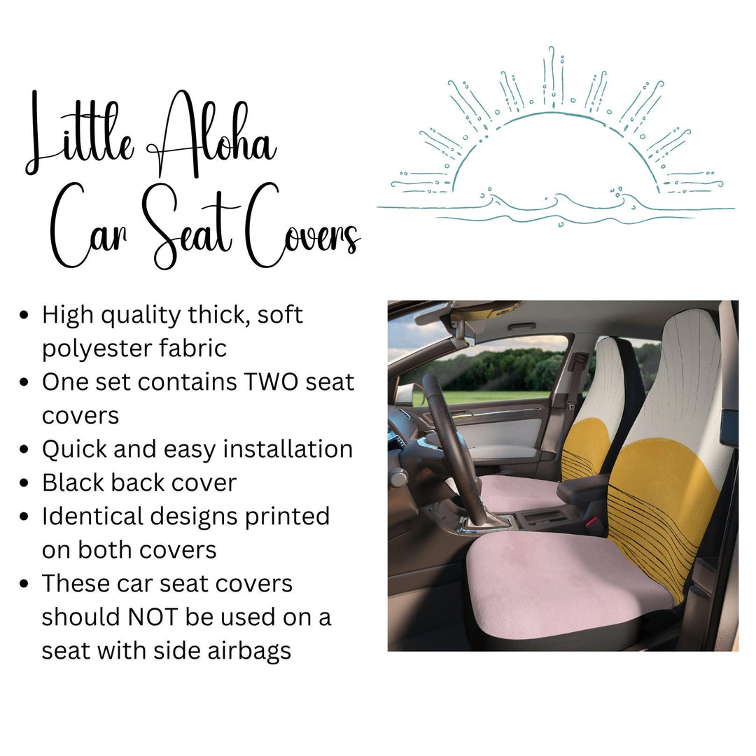 Boho Car Seat Covers – Vibrant Van Seat Covers With Elastic Fastening