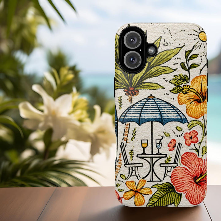 Tropical Phone Case - Heavy Duty Dual Layer Protection | Summer Phone Cover