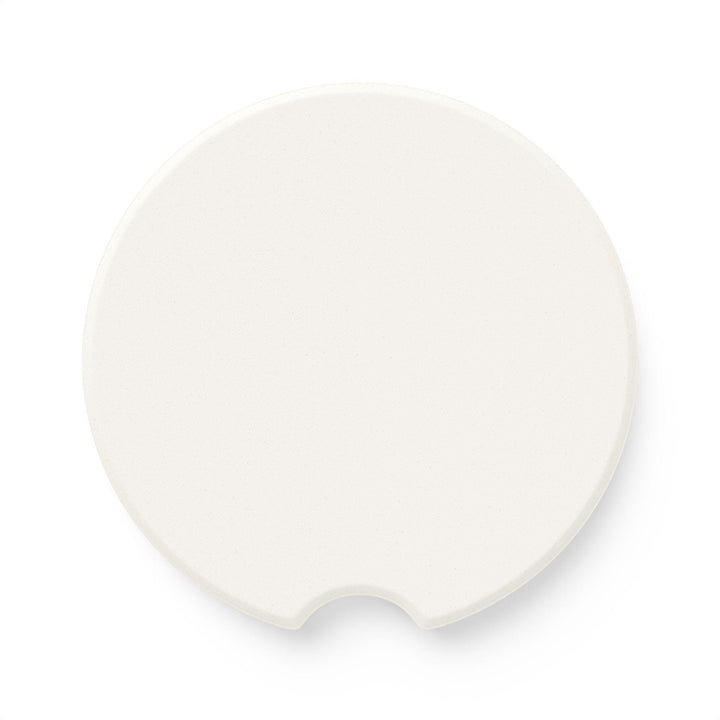Retro Boho Sun Car Coasters: Soapstone, Set of 2