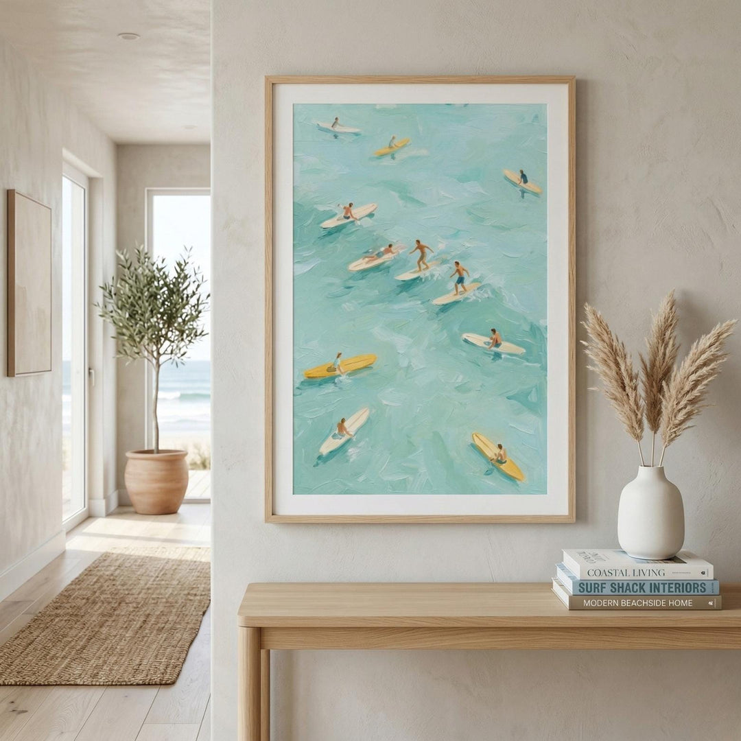 "Sunday Sessions" Coastal Wall Art