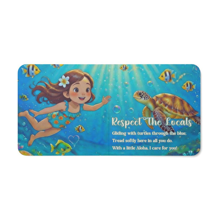 Personalised Little Aloha Board Book – Hawaiian Mindfulness Story for children of all ages, first birthday, toddlers, christening gift