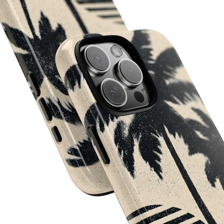 Tough Dual Layer Phone Case | Vintage Palm Tree Design for iPhone & Samsung