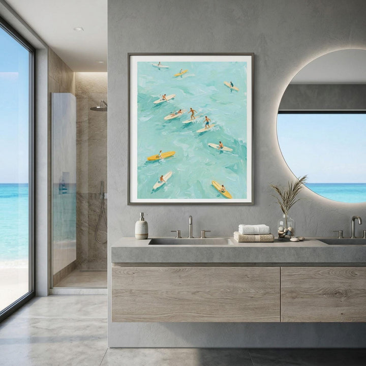 "Sunday Sessions" Coastal Wall Art