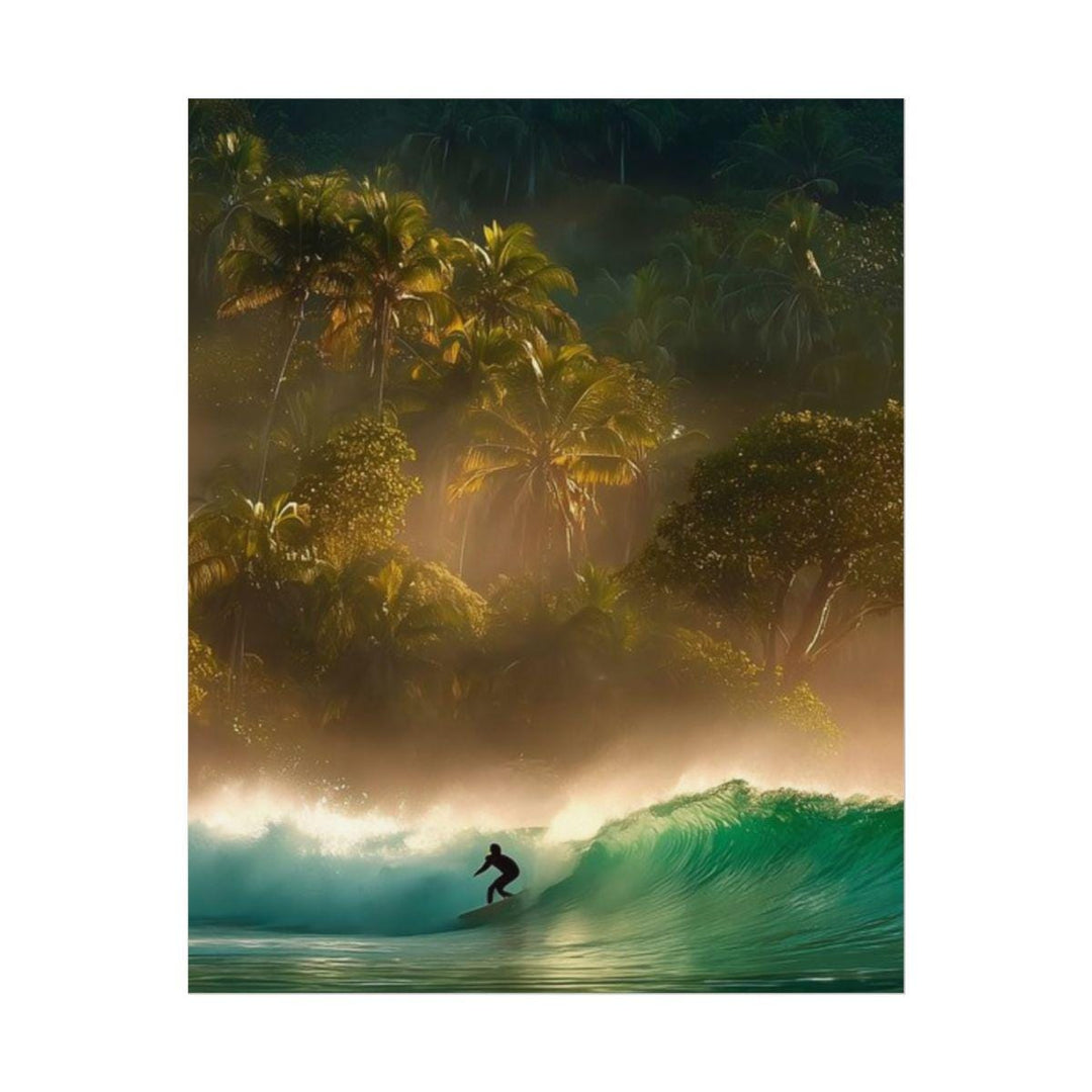 "Out Of Office" Tropical Surf Fine Art Print