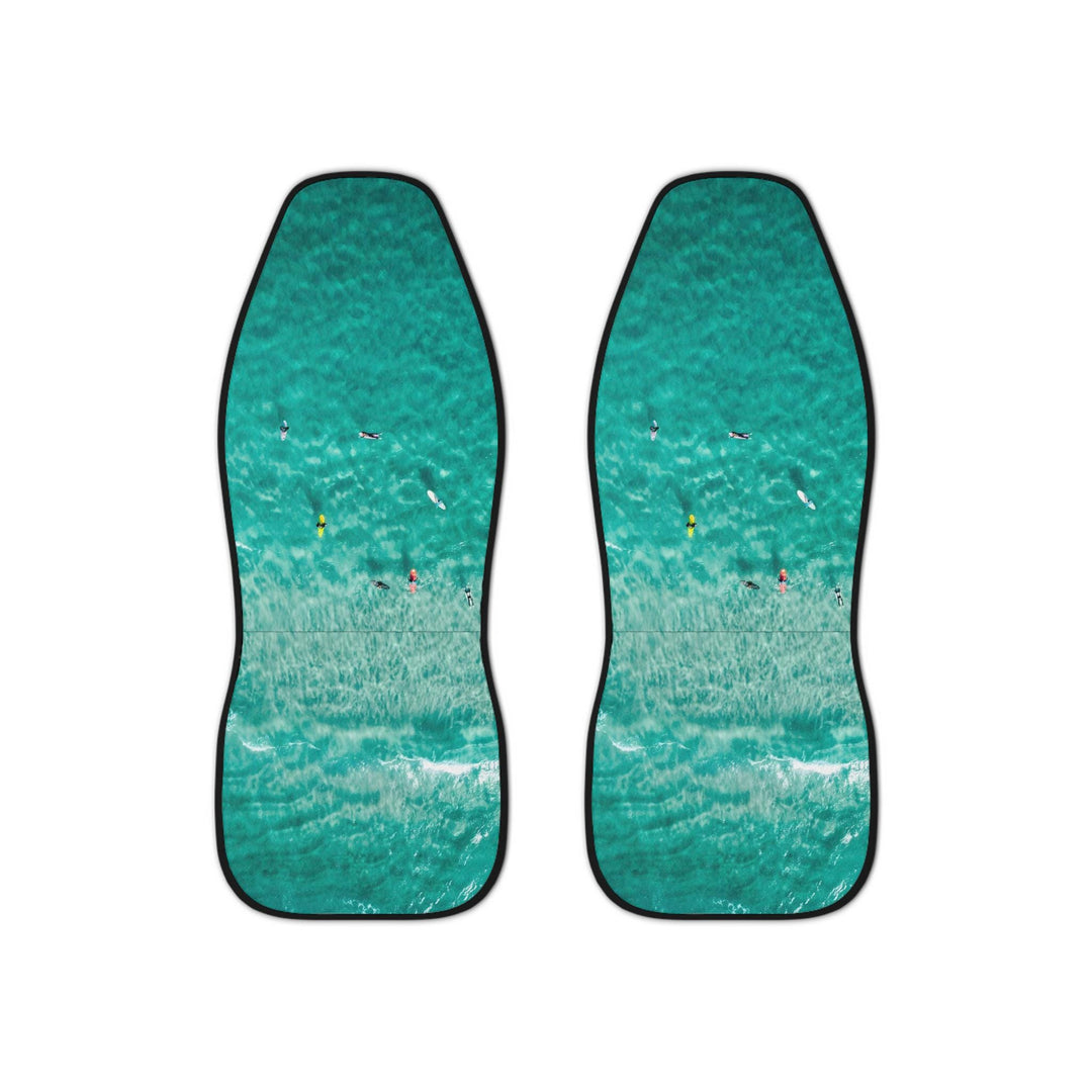 Noosa Beach Car Seat Covers (Set of 2) | Universal Fit Aerial Surf Photography Protection