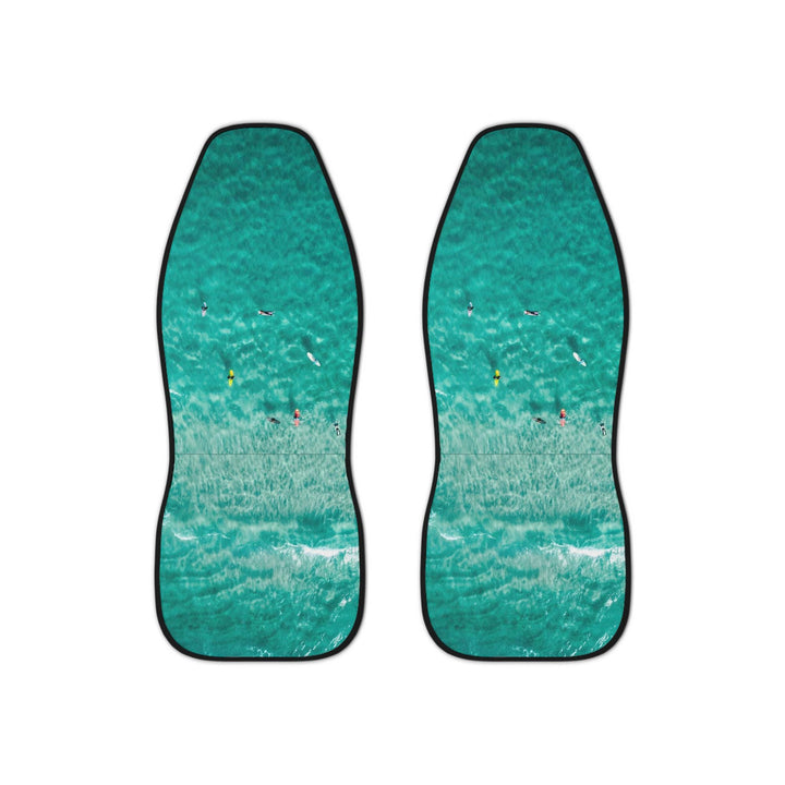 Noosa Beach Car Seat Covers (Set of 2) | Universal Fit Aerial Surf Photography Protection