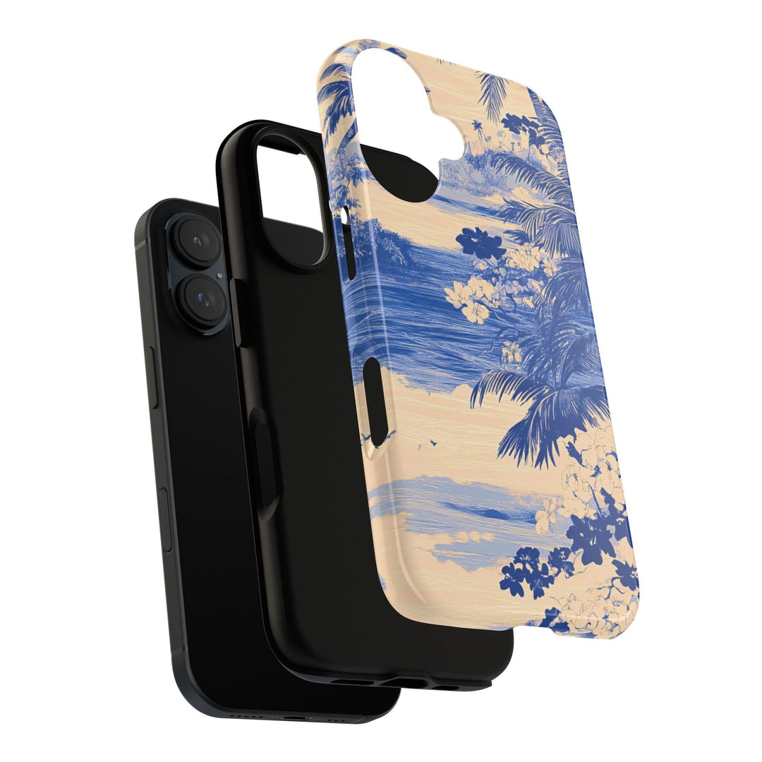 Tough Phone Case | Vintage Hawaiian Palm Tree Print for iPhone & Samsung