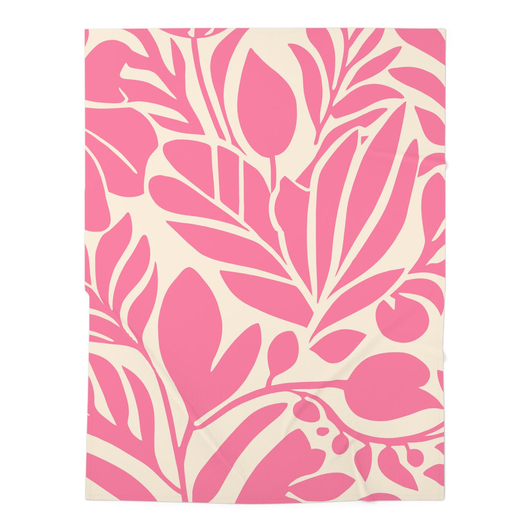 Vintage Hawaiian Baby Swaddle Blanket | Soft Breathable Jersey Polyester Wrap