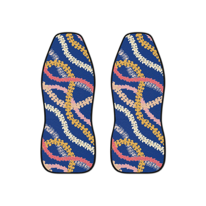 Hawaiian Flower Lei Car Seat Covers (Set of 2) | Universal Fit Tropical Floral Protection