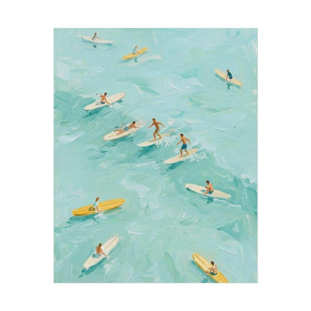 "Sunday Sessions" Coastal Wall Art