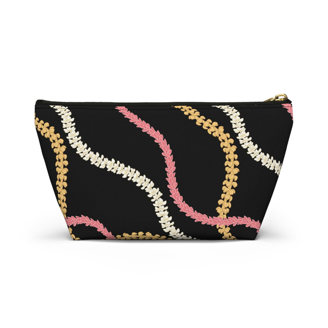 Hawaiian Lei Accessory Pouch, Tropical Floral Makeup Bag, Bridesmaid Gift