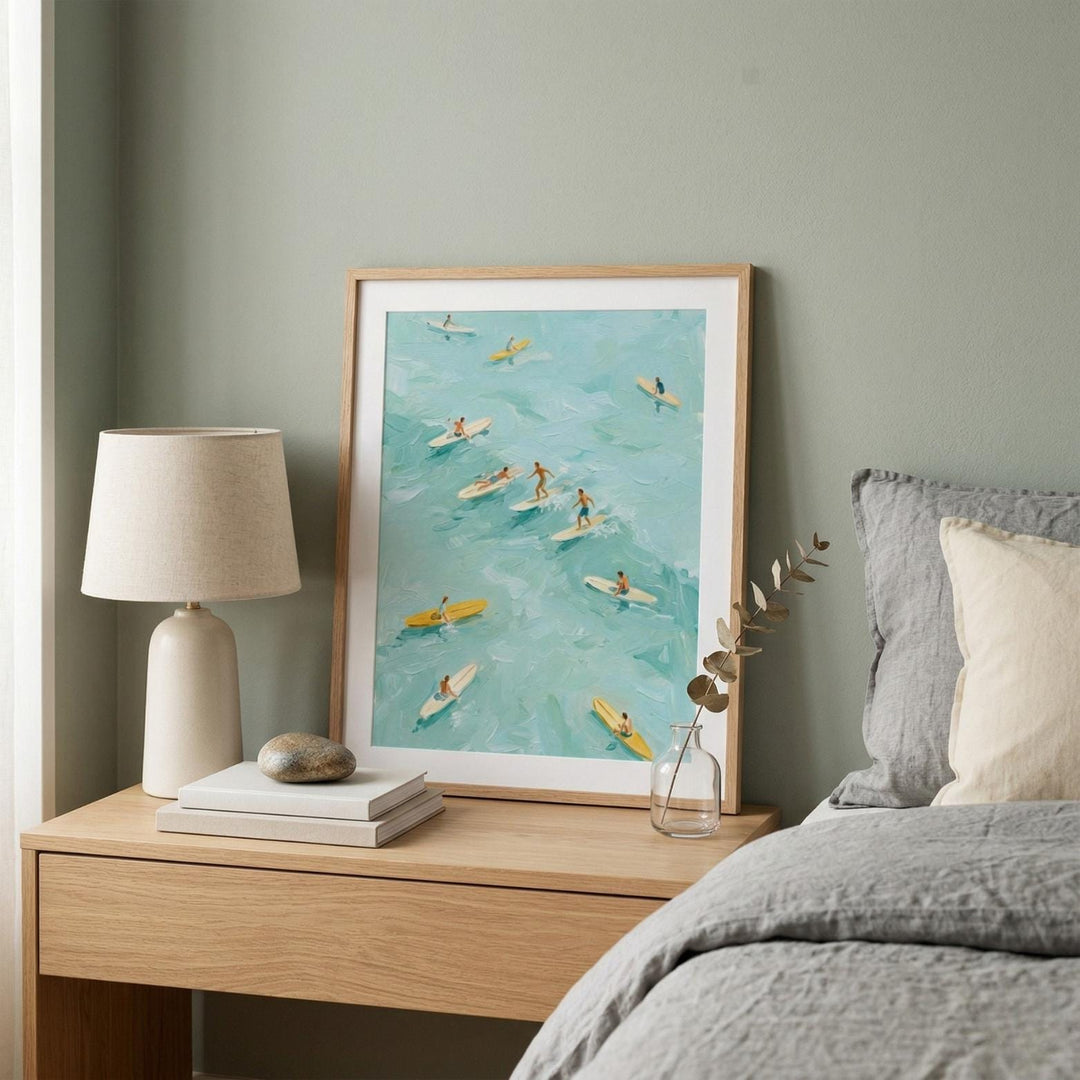 "Sunday Sessions" Coastal Wall Art