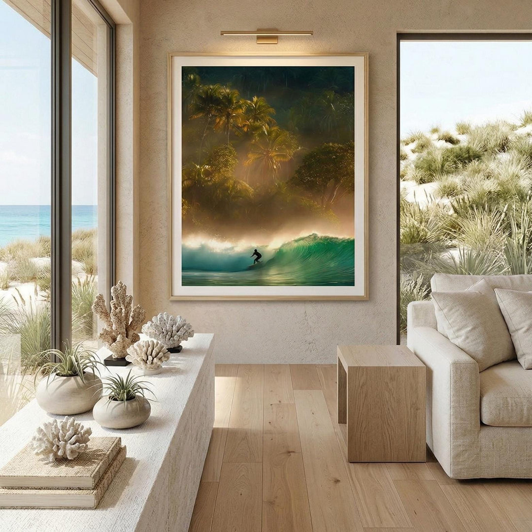 "Out Of Office" Tropical Surf Fine Art Print