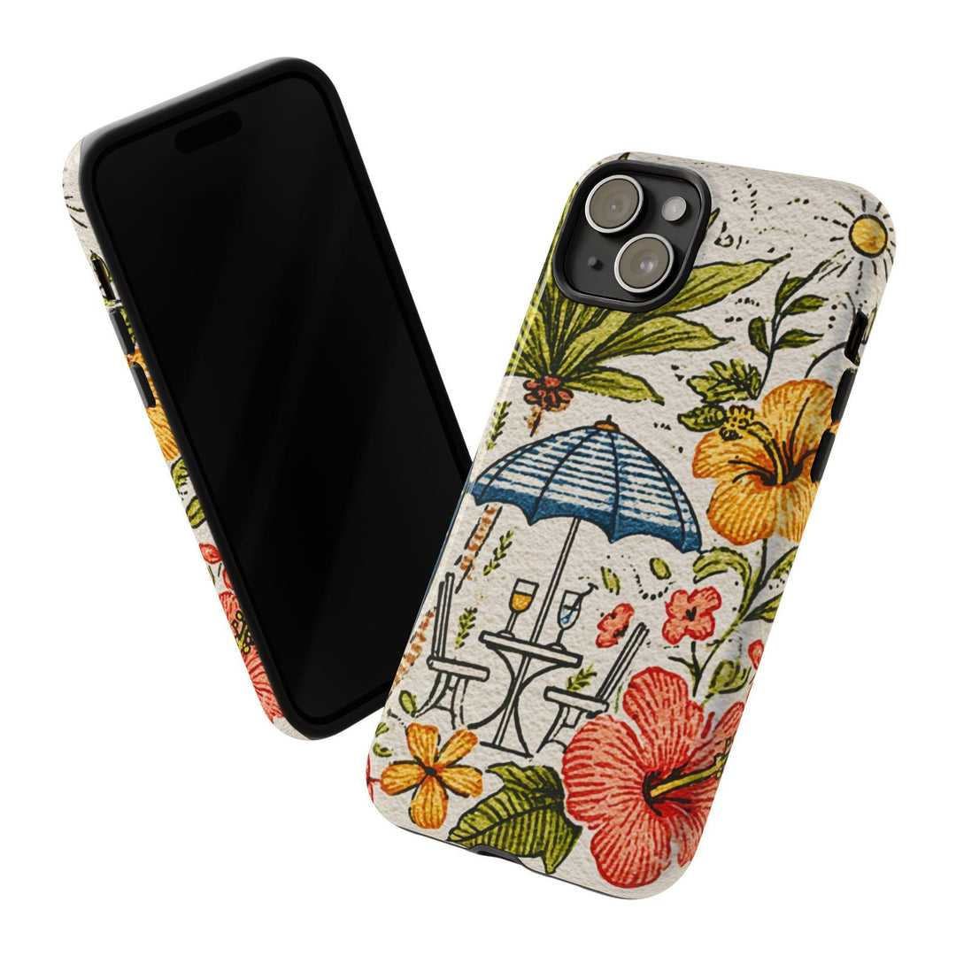 Tropical Phone Case - Heavy Duty Dual Layer Protection | Summer Phone Cover