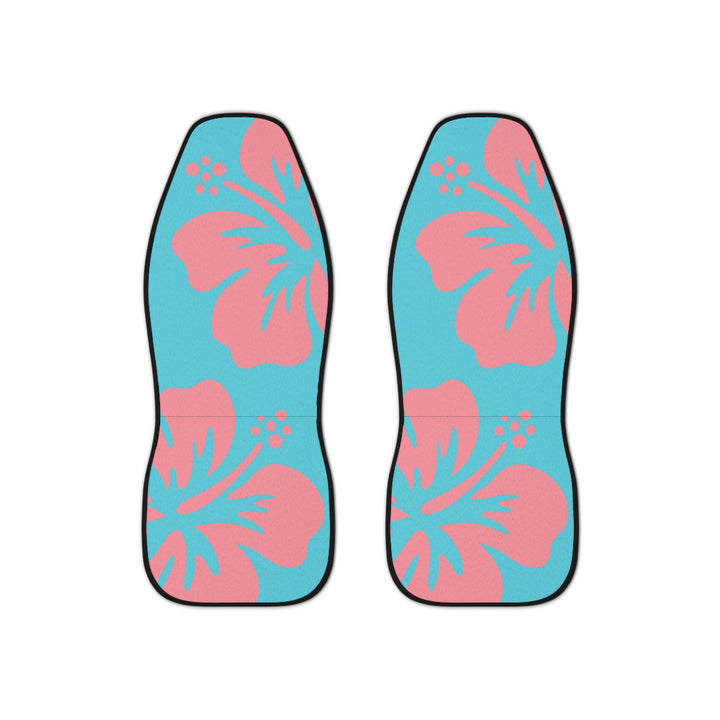 Tropical Hibiscus Car Seat Covers, Hawaiian Floral Universal Fit, Beachy Auto Accessories