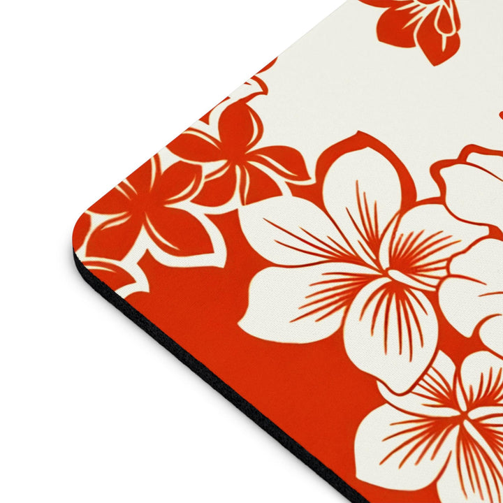 Tropical Mouse Pad - Premium Hibiscus Neoprene w/ Wrist Support
