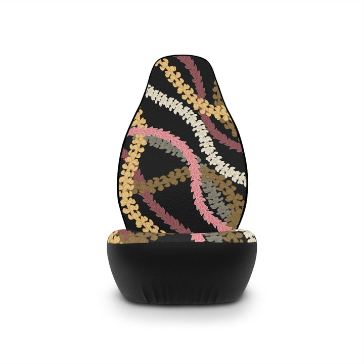 Plumeria Lei Car Seat Covers (Set of 2) | Universal Fit Breathable Tropical Floral Protection