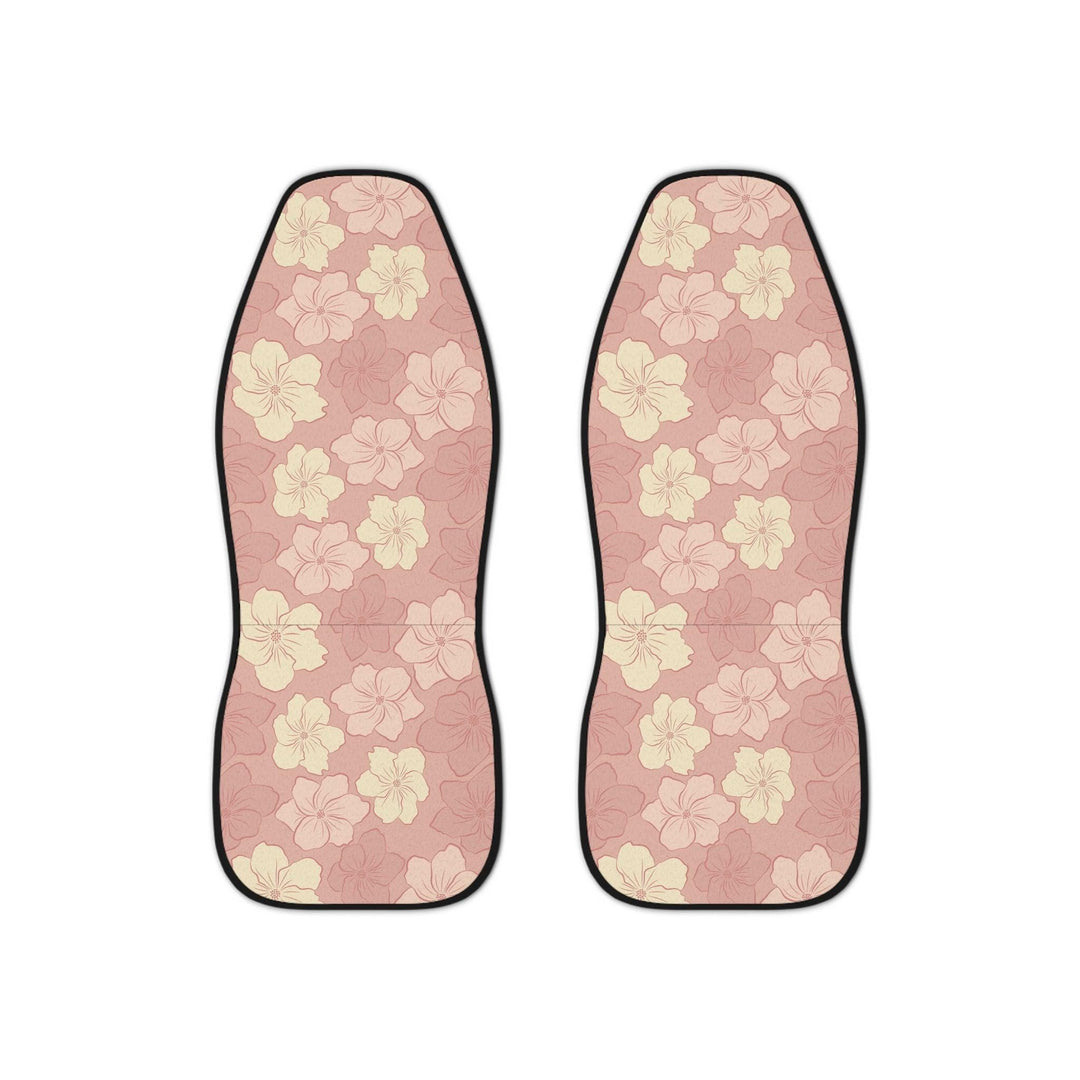 Car Seat Covers: Tropical Hawaiian Hibiscus Print (Universal Fit)