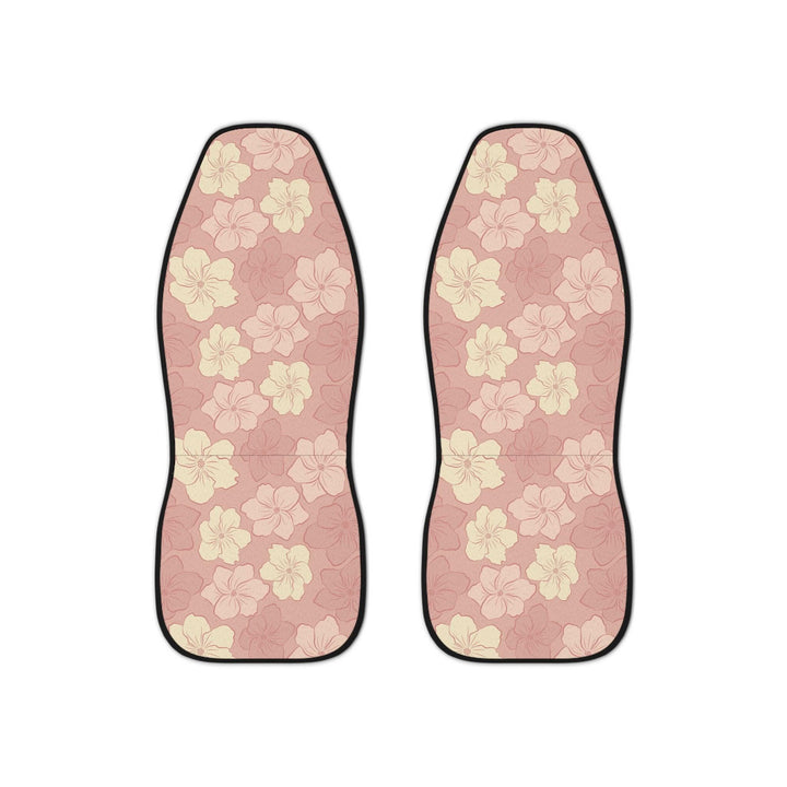 Car Seat Covers: Tropical Hawaiian Hibiscus Print (Universal Fit)