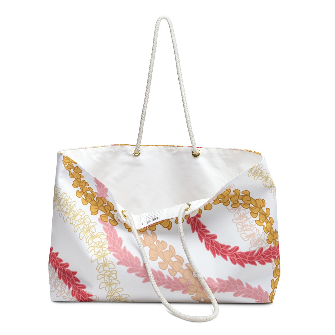 Hawaiian Flower Lei Weekender Travel Bag | Durable Lightweight Beach & Carry-On Tote